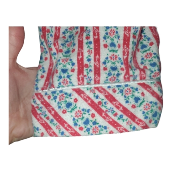 Lanz Vintage Tyrolean Cotton Flannel Robe Size Medium M - Picture 7 of 9